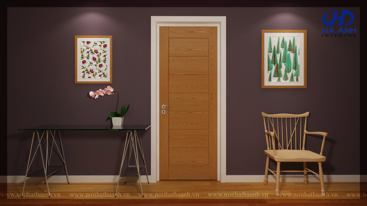 Cửa gỗ Veneer – bản “giao hưởng” của thiết kế nội thất