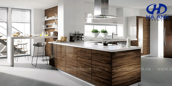 tủ bếp nhựa laminate